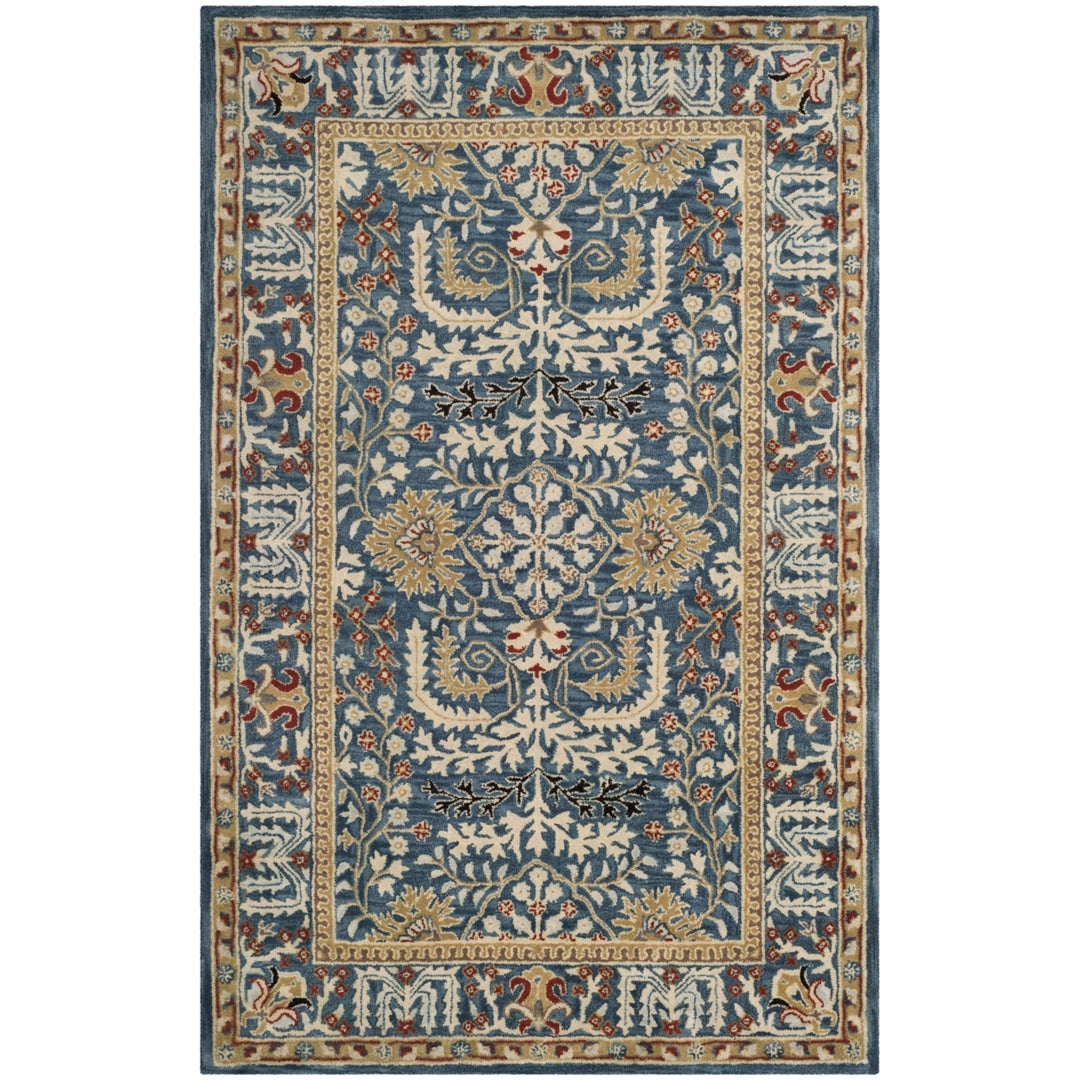 SAFAVIEH AT64B Antiquity Dark Blue / Multi Image 7