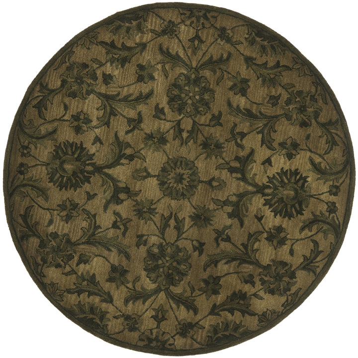 SAFAVIEH Antiquity AT824A Handmade Olive / Green Rug Image 4