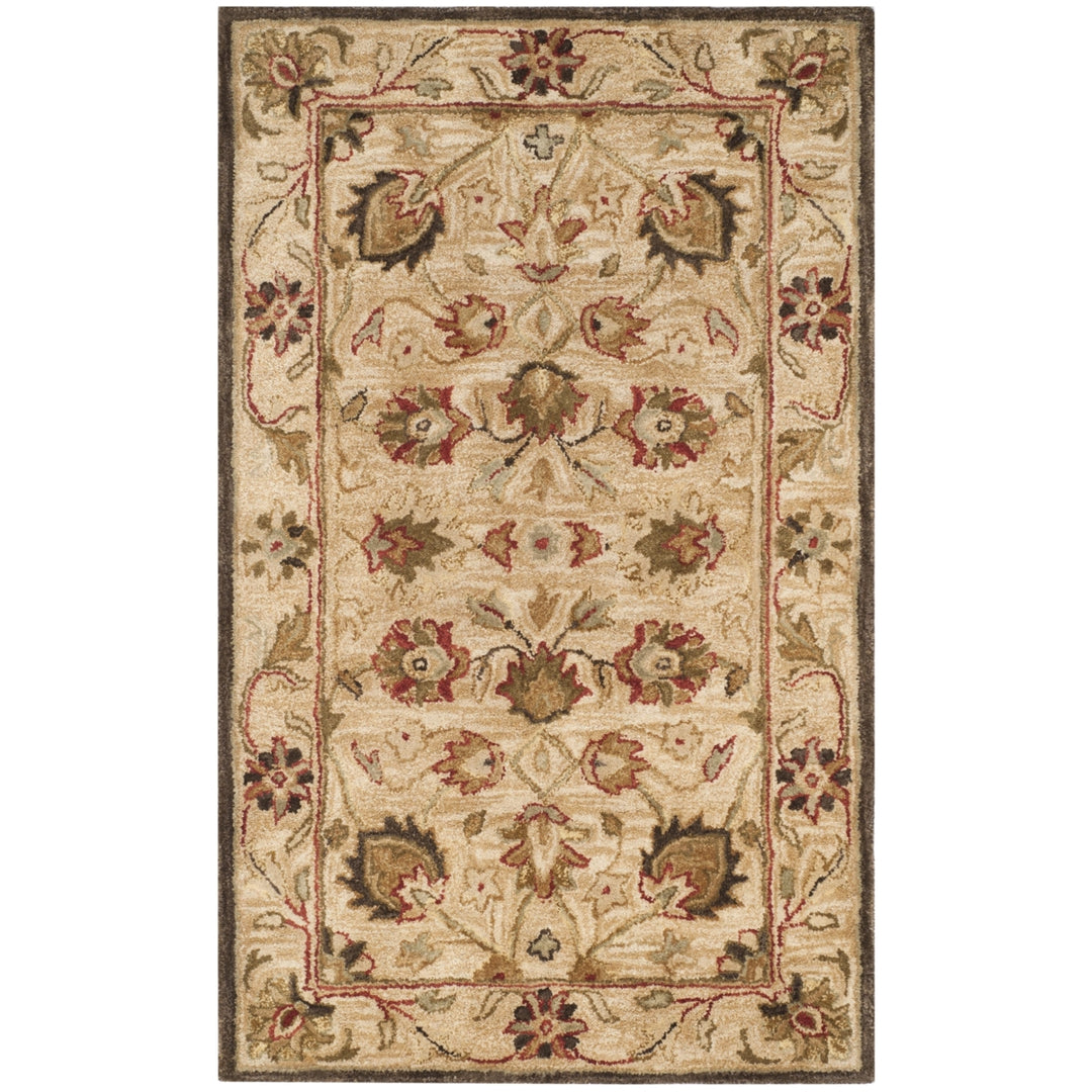 SAFAVIEH Antiquity AT812A Handmade Beige / Beige Rug Image 1