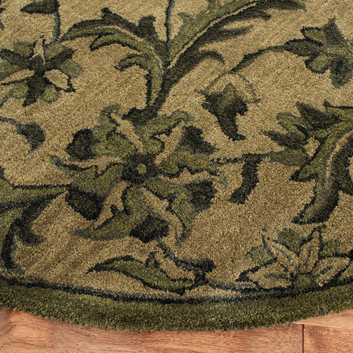 SAFAVIEH Antiquity AT824A Handmade Olive / Green Rug Image 7