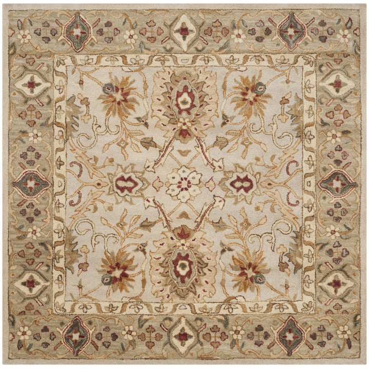 SAFAVIEH Antiquity AT816B Handmade Grey Beige / Sage Rug Image 6