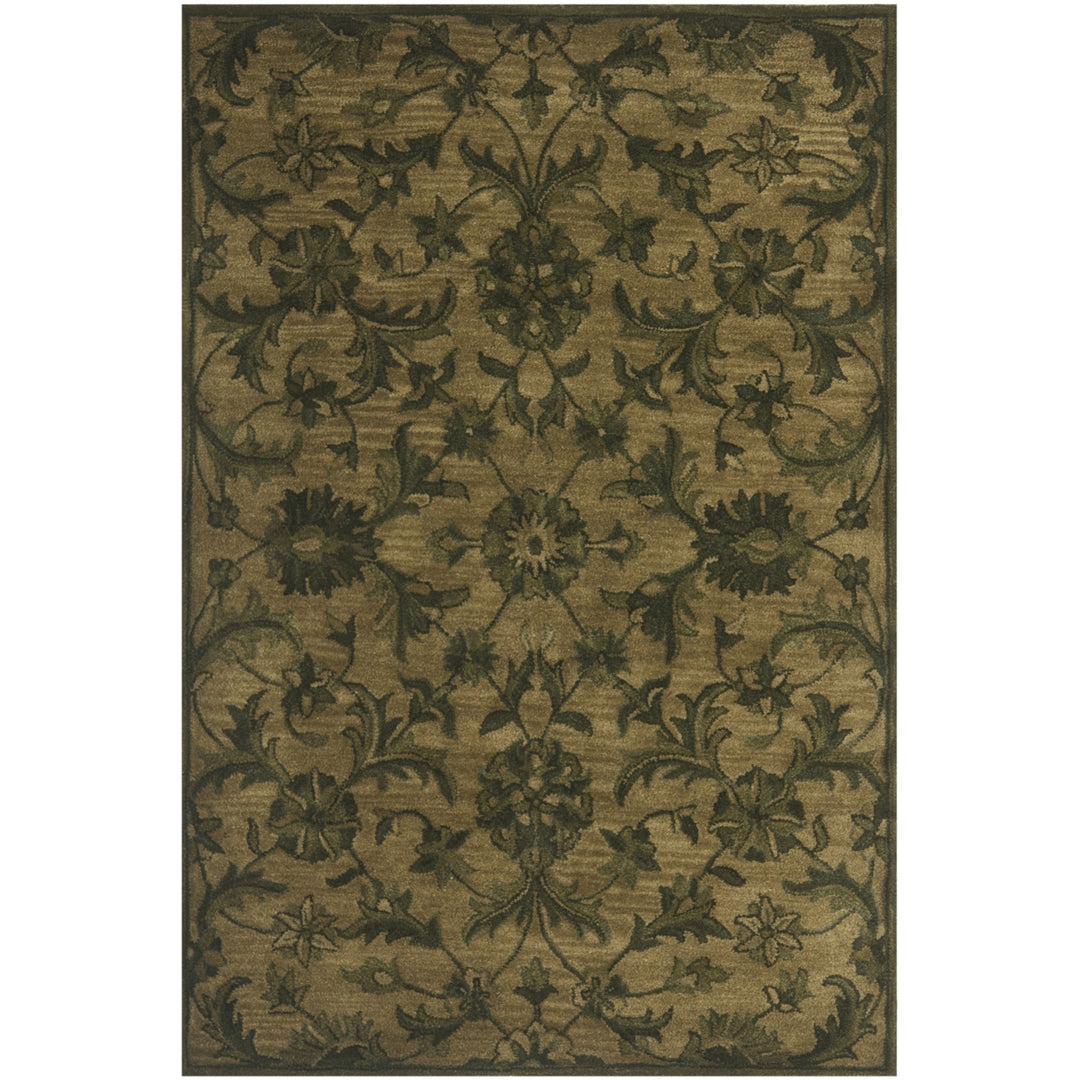 SAFAVIEH Antiquity AT824A Handmade Olive / Green Rug Image 8