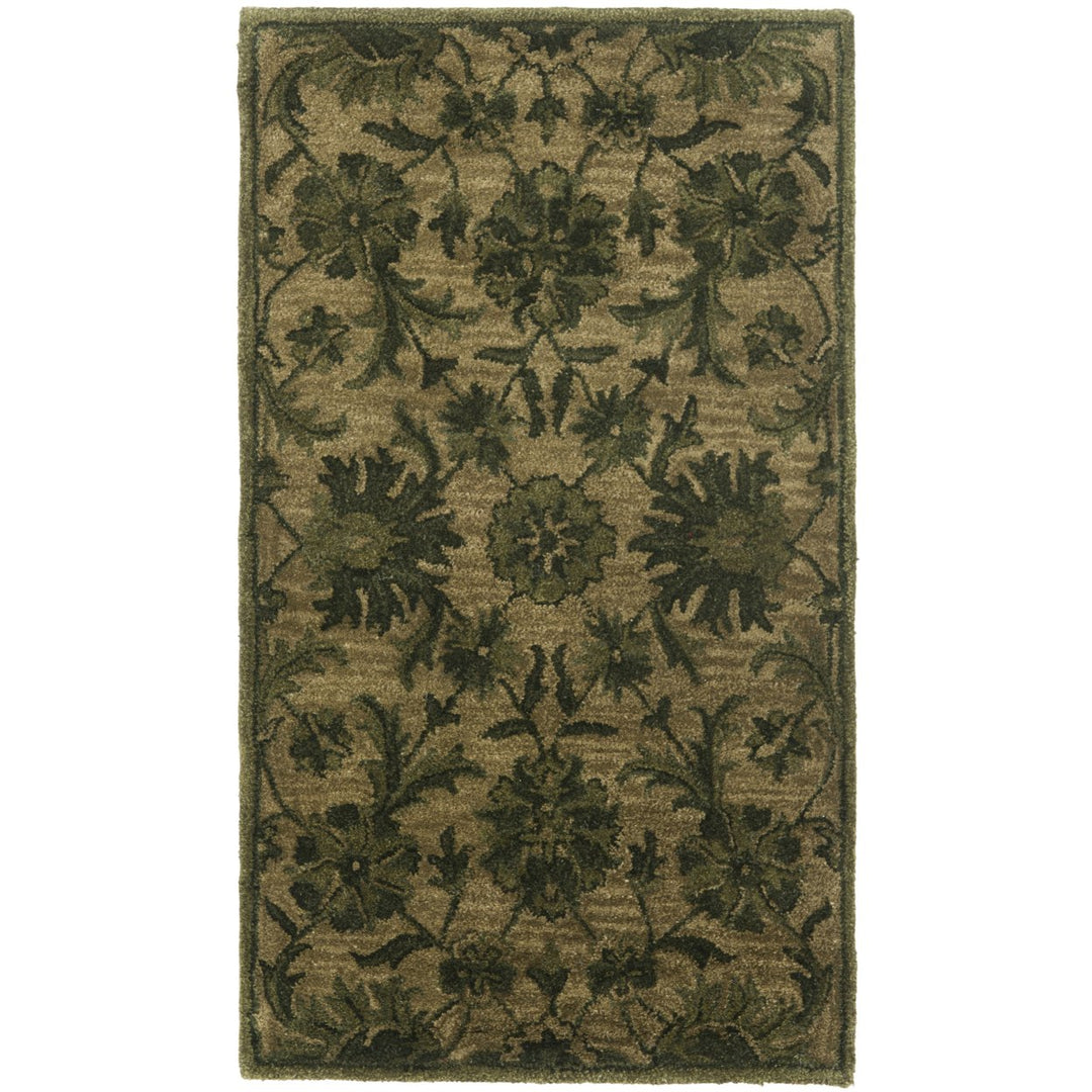 SAFAVIEH Antiquity AT824A Handmade Olive / Green Rug Image 9