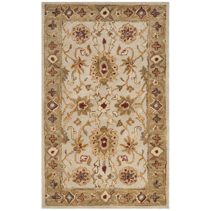 SAFAVIEH Antiquity AT816B Handmade Grey Beige / Sage Rug Image 9