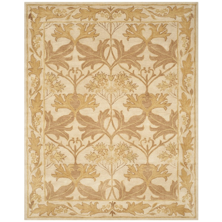 SAFAVIEH Antiquity AT841B Handmade Beige / Gold Rug Image 1