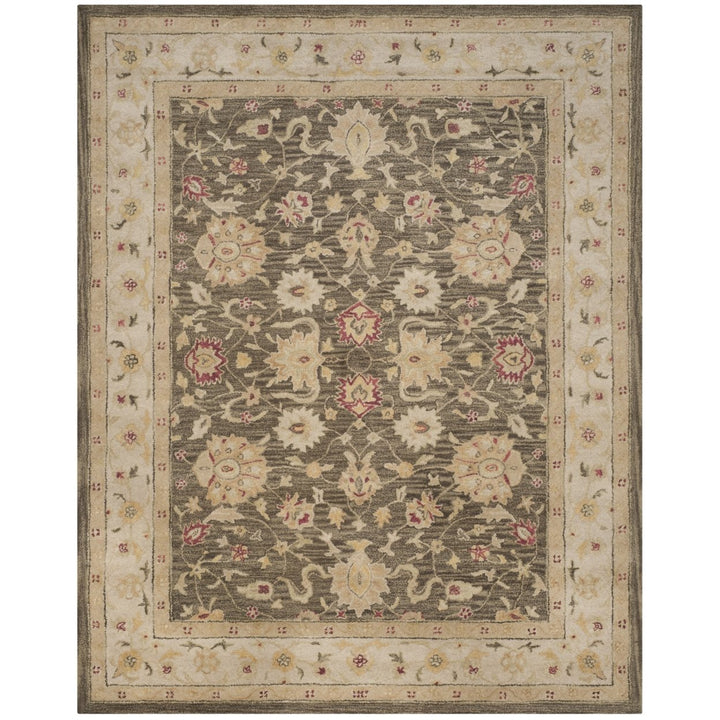 SAFAVIEH Antiquity AT853A Handmade Olive Grey /Beige Rug Image 1