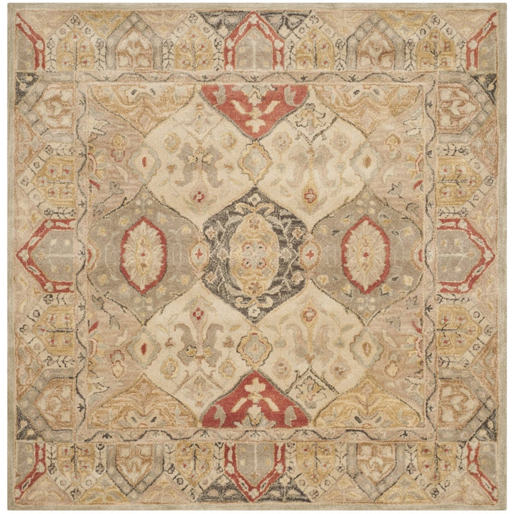 SAFAVIEH Antiquity AT830A Handmade Beige / Multi Rug Image 6