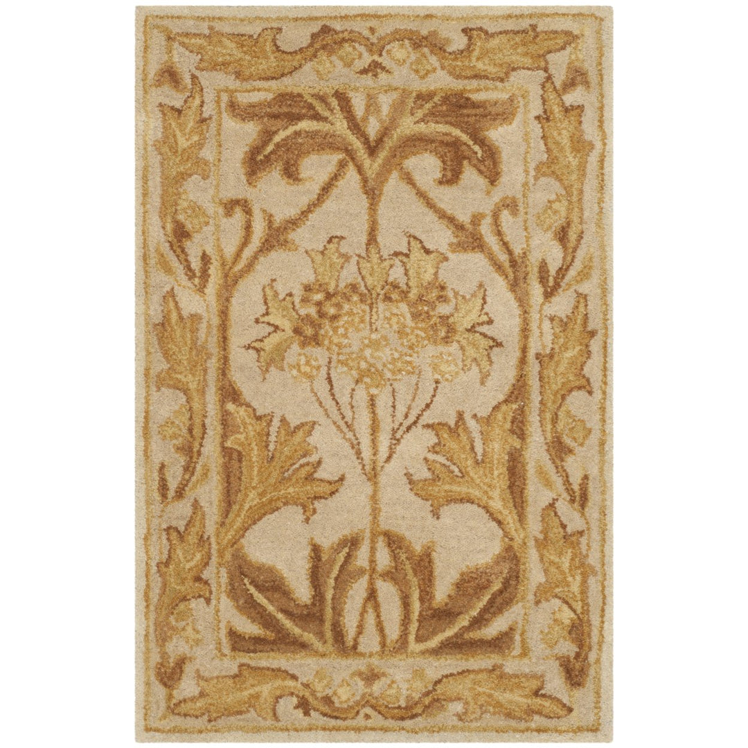 SAFAVIEH Antiquity AT841B Handmade Beige / Gold Rug Image 8