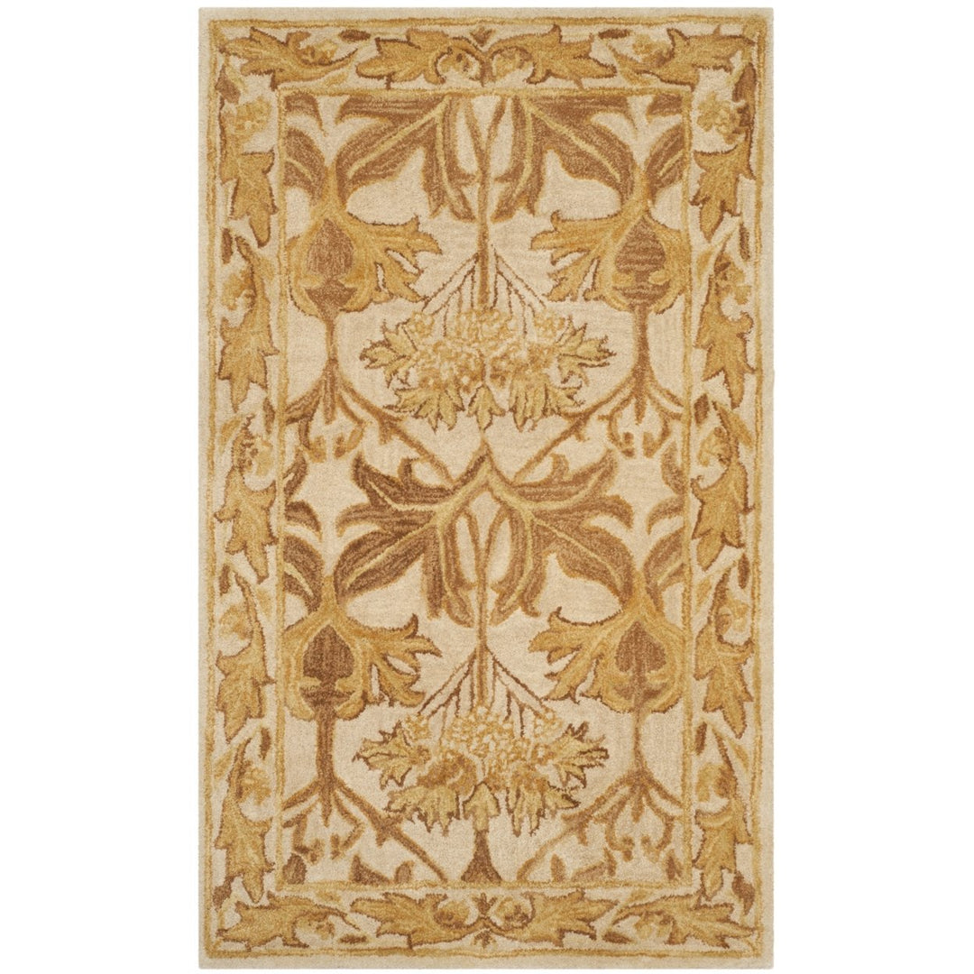 SAFAVIEH Antiquity AT841B Handmade Beige / Gold Rug Image 9