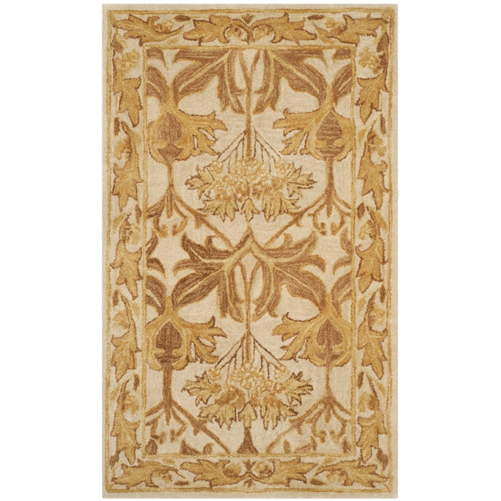 SAFAVIEH Antiquity AT841B Handmade Beige / Gold Rug Image 9