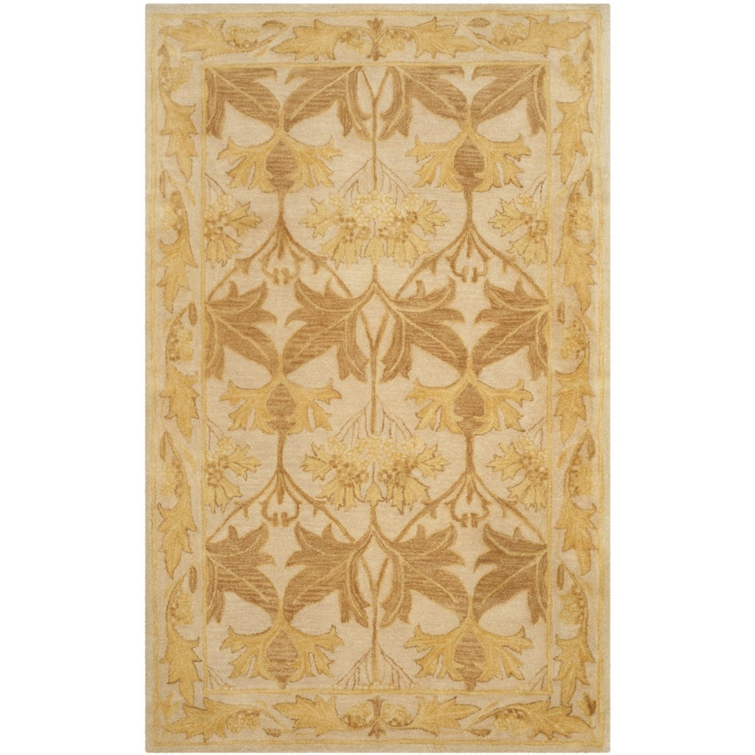 SAFAVIEH Antiquity AT841B Handmade Beige / Gold Rug Image 10