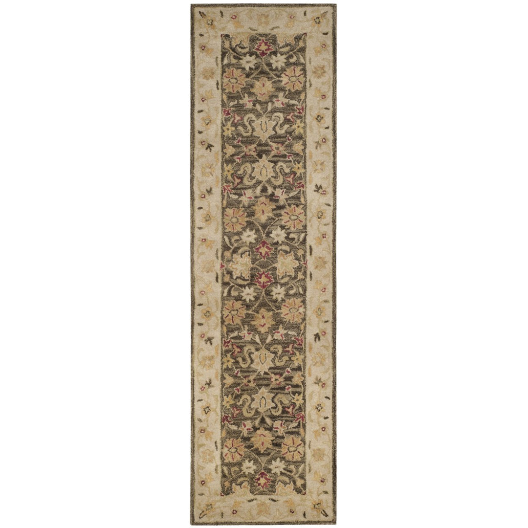 SAFAVIEH Antiquity AT853A Handmade Olive Grey /Beige Rug Image 1