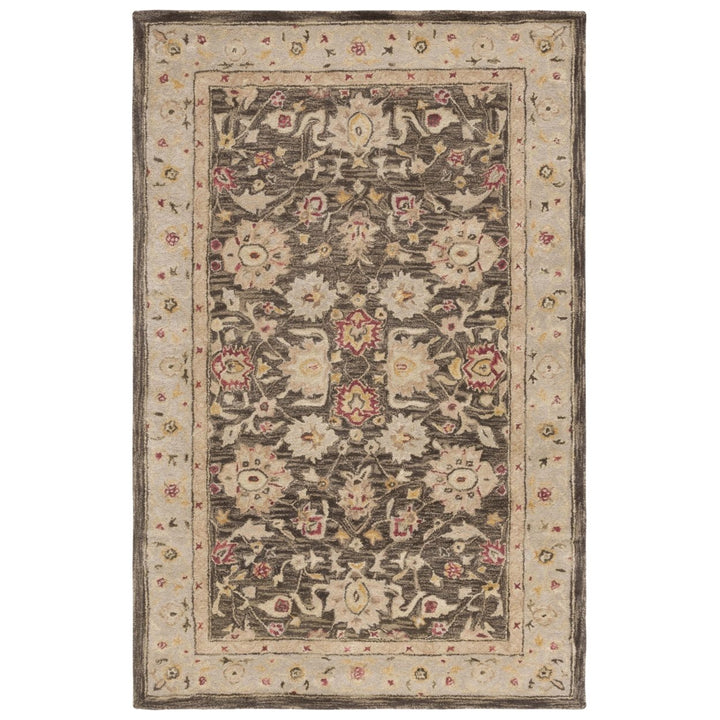 SAFAVIEH Antiquity AT853A Handmade Olive Grey /Beige Rug Image 10