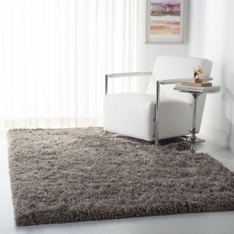 SAFAVIEH Atlantic Shag ATG101F Handmade Grey Rug Image 1