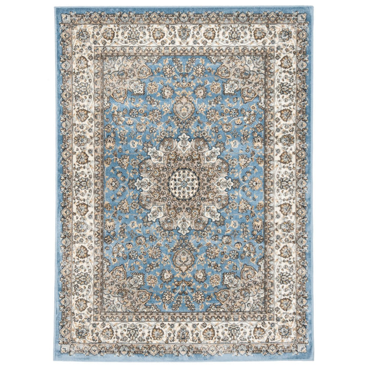 SAFAVIEH Atlas Collection ATL668L Blue/Ivory Rug Image 1