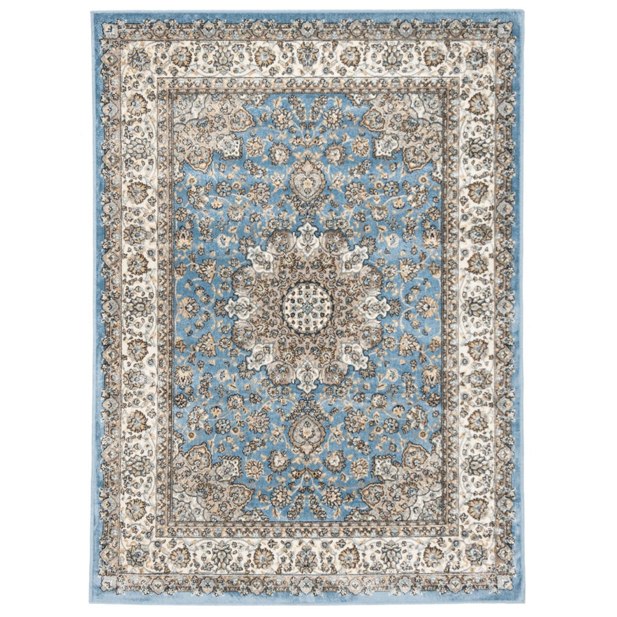 SAFAVIEH Atlas Collection ATL668L Blue/Ivory Rug Image 1