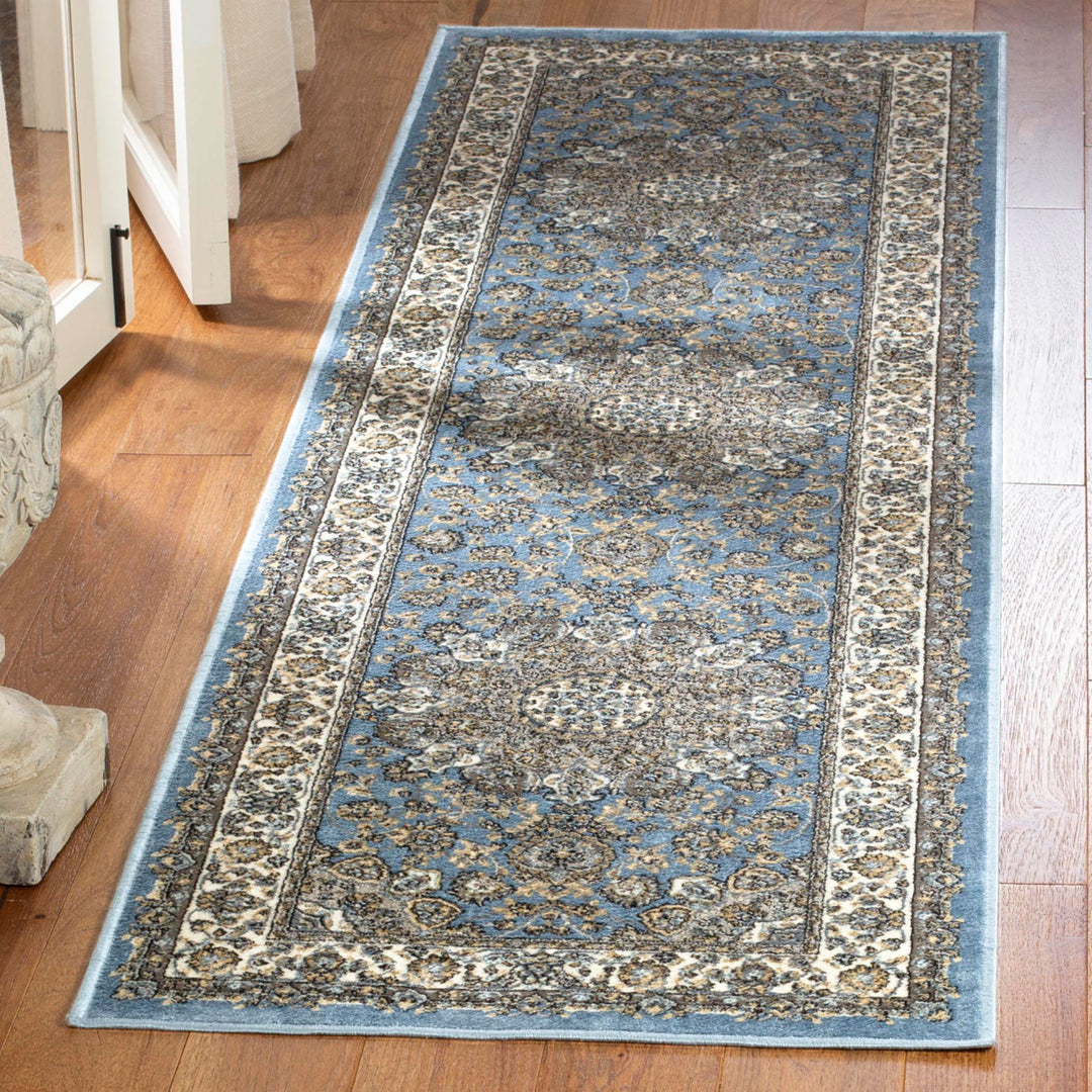 SAFAVIEH Atlas Collection ATL668L Blue/Ivory Rug Image 2