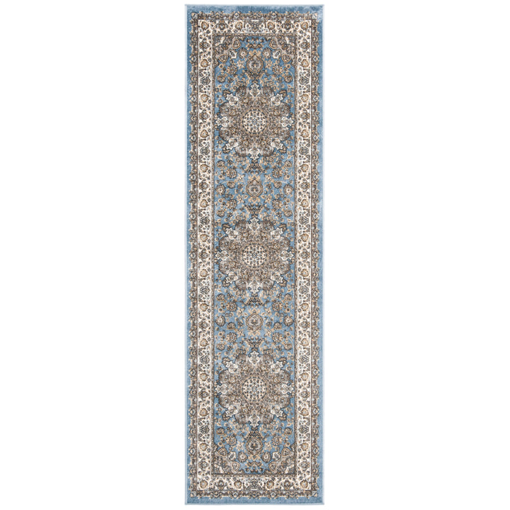 SAFAVIEH Atlas Collection ATL668L Blue/Ivory Rug Image 3