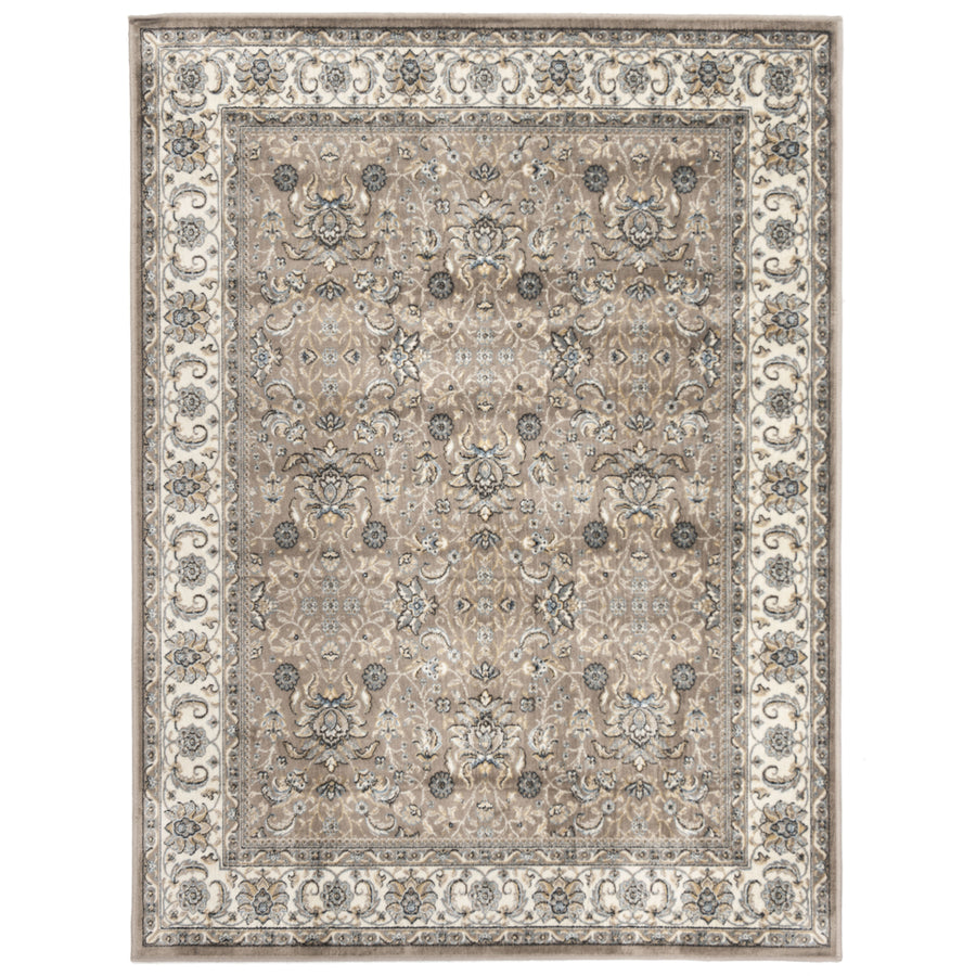 SAFAVIEH Atlas Collection ATL671E Taupe/Blue Rug Image 1