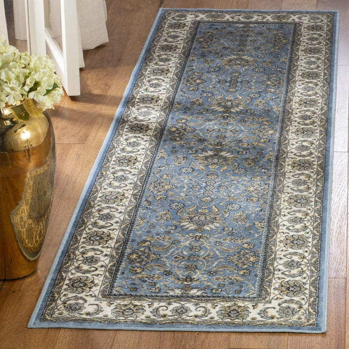 SAFAVIEH Atlas Collection ATL671L Blue/Ivory Rug Image 2