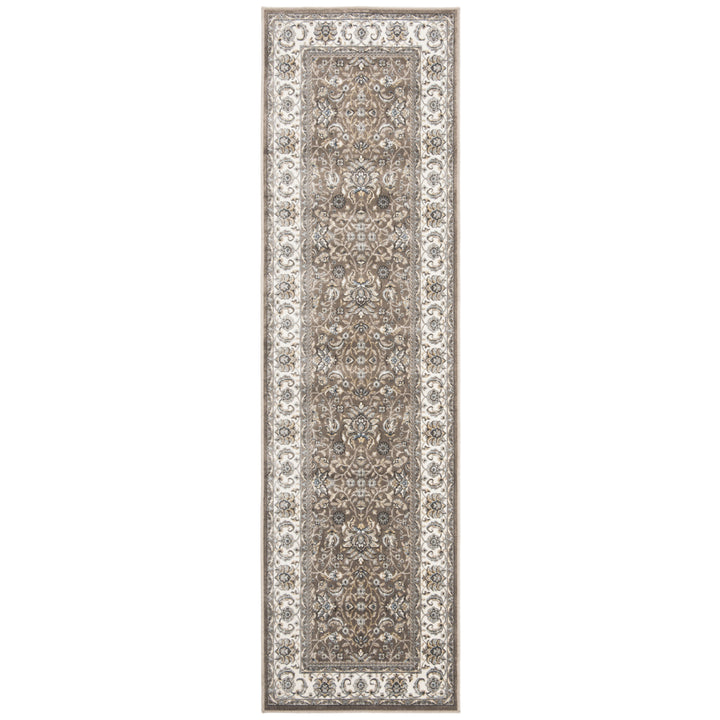 SAFAVIEH Atlas Collection ATL671E Taupe/Blue Rug Image 3