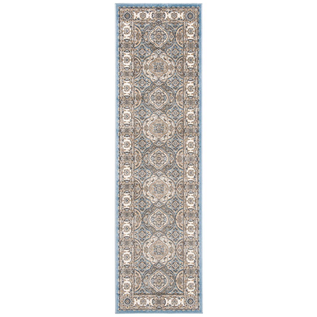 SAFAVIEH Atlas Collection ATL675L Blue/Ivory Rug Image 3