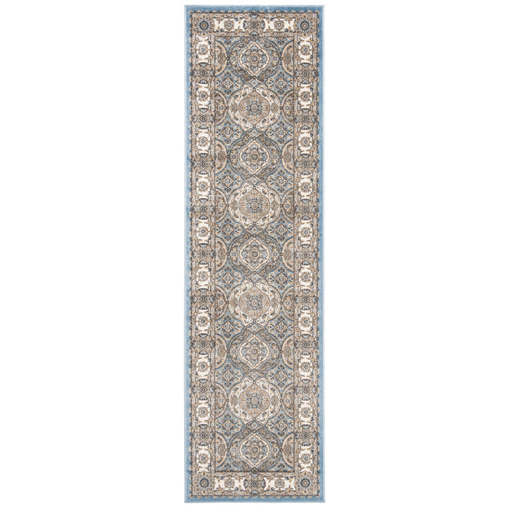 SAFAVIEH Atlas Collection ATL675L Blue/Ivory Rug Image 3