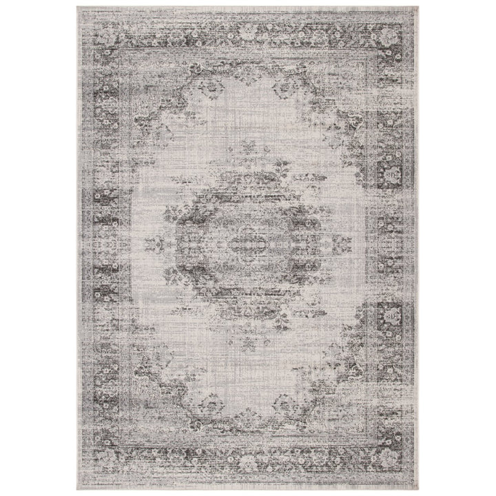 SAFAVIEH Atlas Collection ATL966G Ivory/Grey Rug Image 2