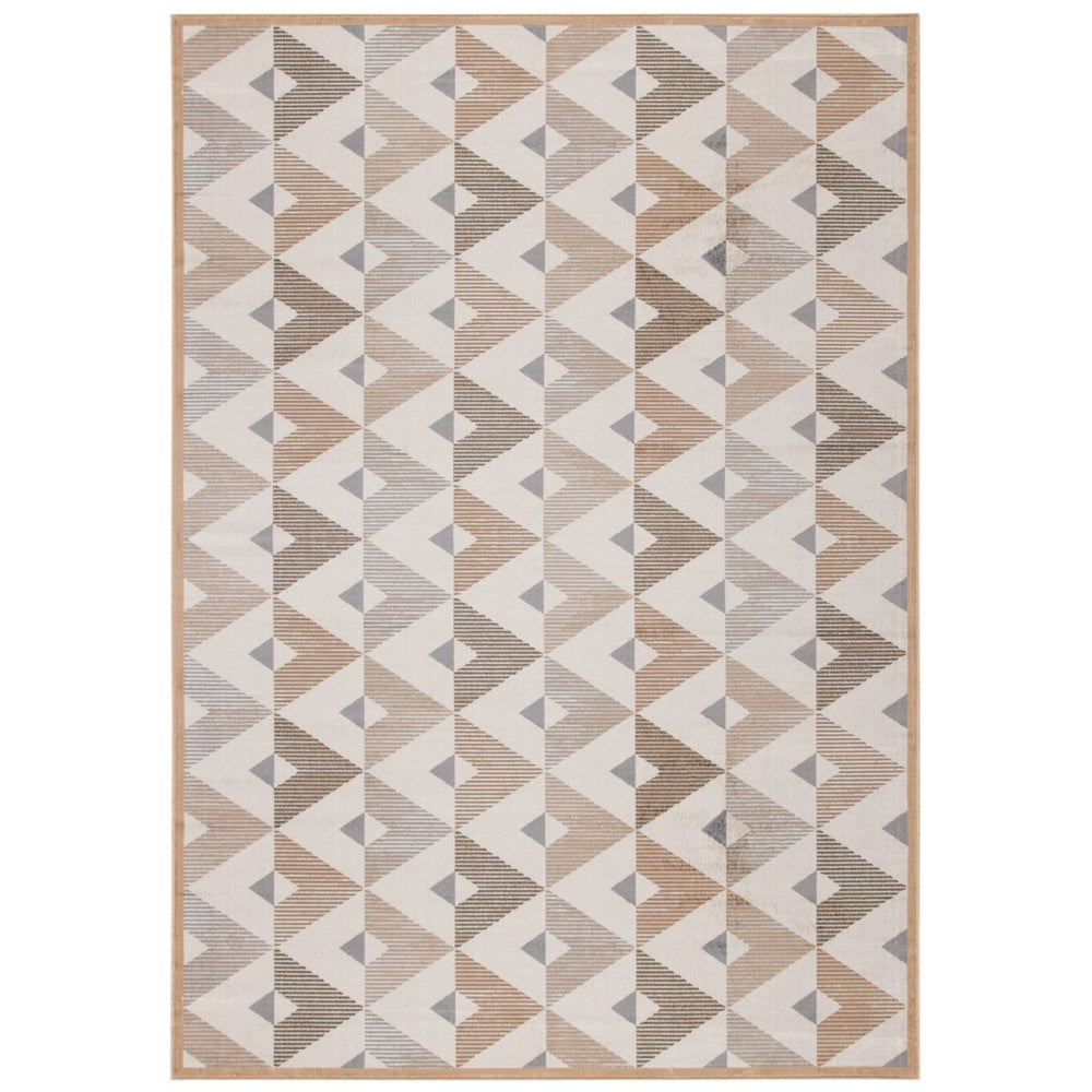 SAFAVIEH Atlas Collection ATL980B Beige/Grey Rug Image 2