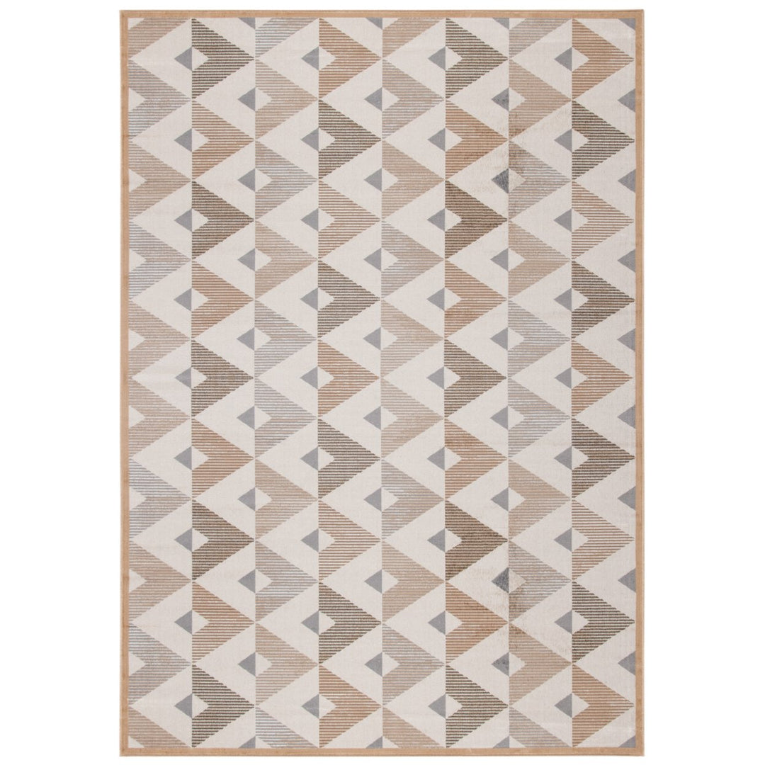 SAFAVIEH Atlas Collection ATL980B Beige/Grey Rug Image 2