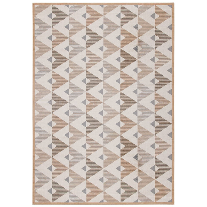 SAFAVIEH Atlas Collection ATL980B Beige/Grey Rug Image 2