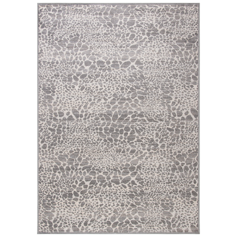 SAFAVIEH Atlas Collection ATL985G Ivory/Grey Rug Image 2