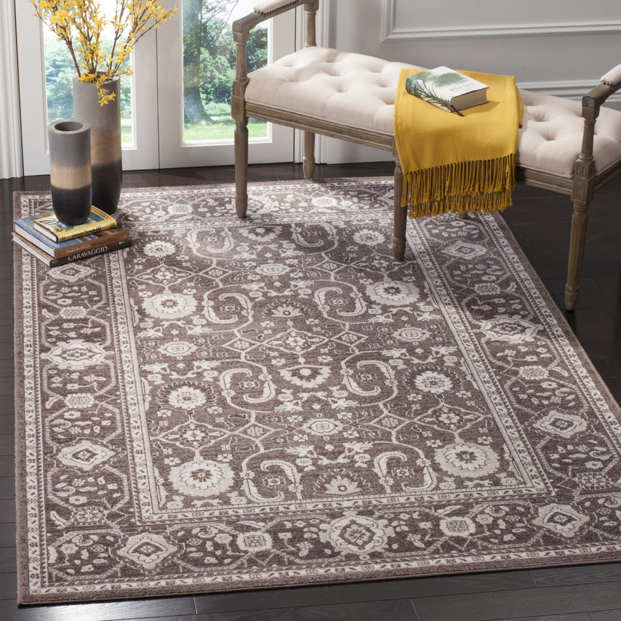 SAFAVIEH Artisan Collection ATN322H Brown / Brown Rug Image 1