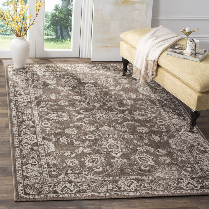 SAFAVIEH Artisan Collection ATN324H Brown / Brown Rug Image 1