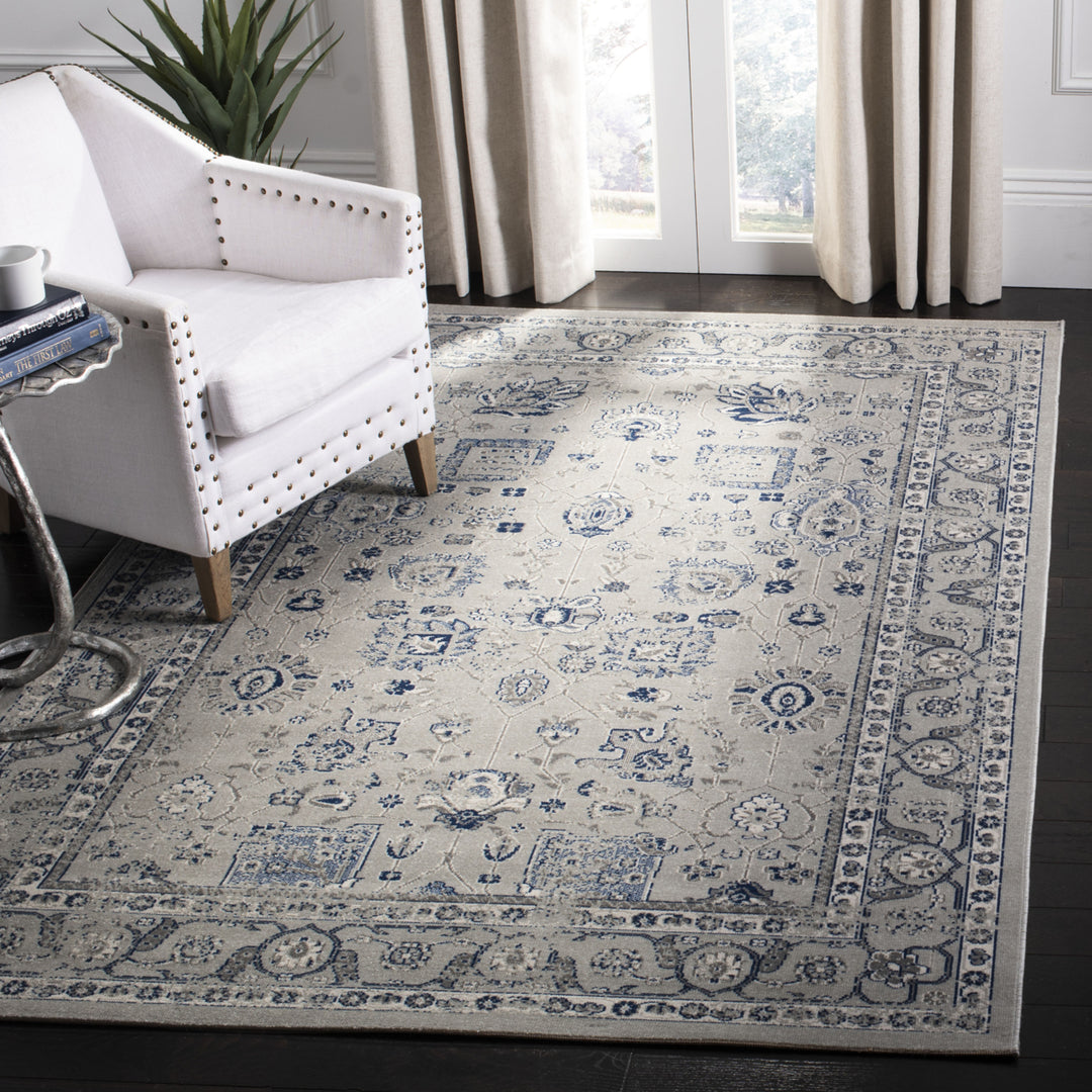 SAFAVIEH Artisan Collection ATN326C Silver / Silver Rug Image 1