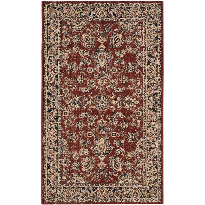 SAFAVIEH Artisan Collection ATN324R Rust / Navy Rug Image 2