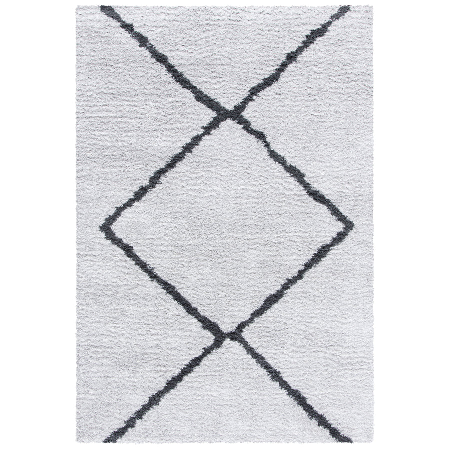 SAFAVIEH August Shag AUG532H Beige / Charcoal Rug Image 1