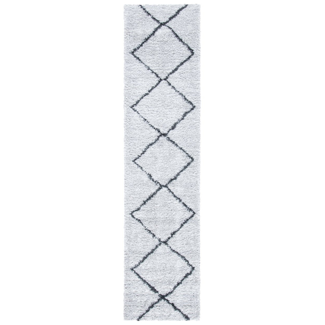 SAFAVIEH August Shag AUG532H Beige / Charcoal Rug Image 1