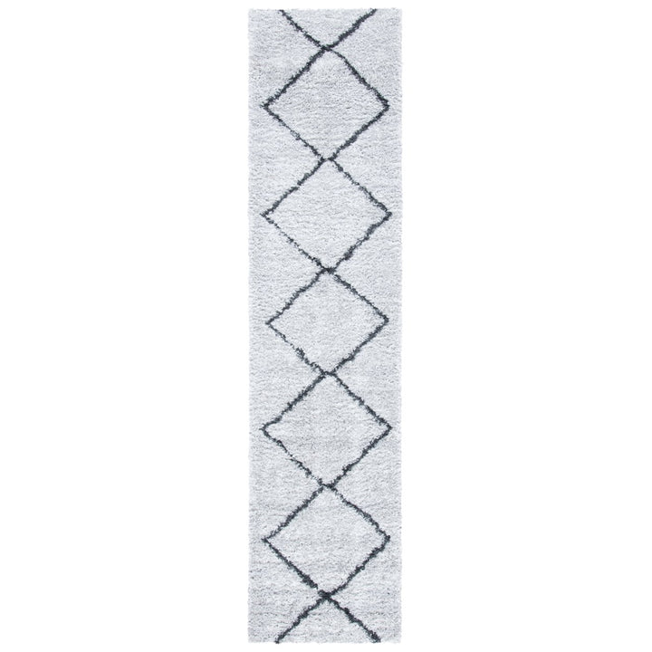 SAFAVIEH August Shag AUG532H Beige / Charcoal Rug Image 1