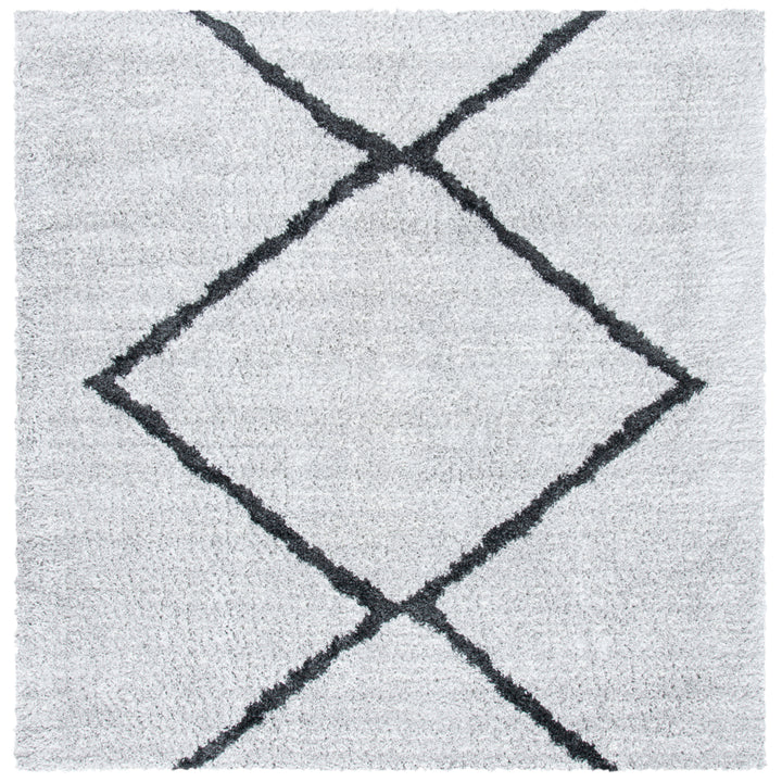 SAFAVIEH August Shag AUG532H Beige / Charcoal Rug Image 9