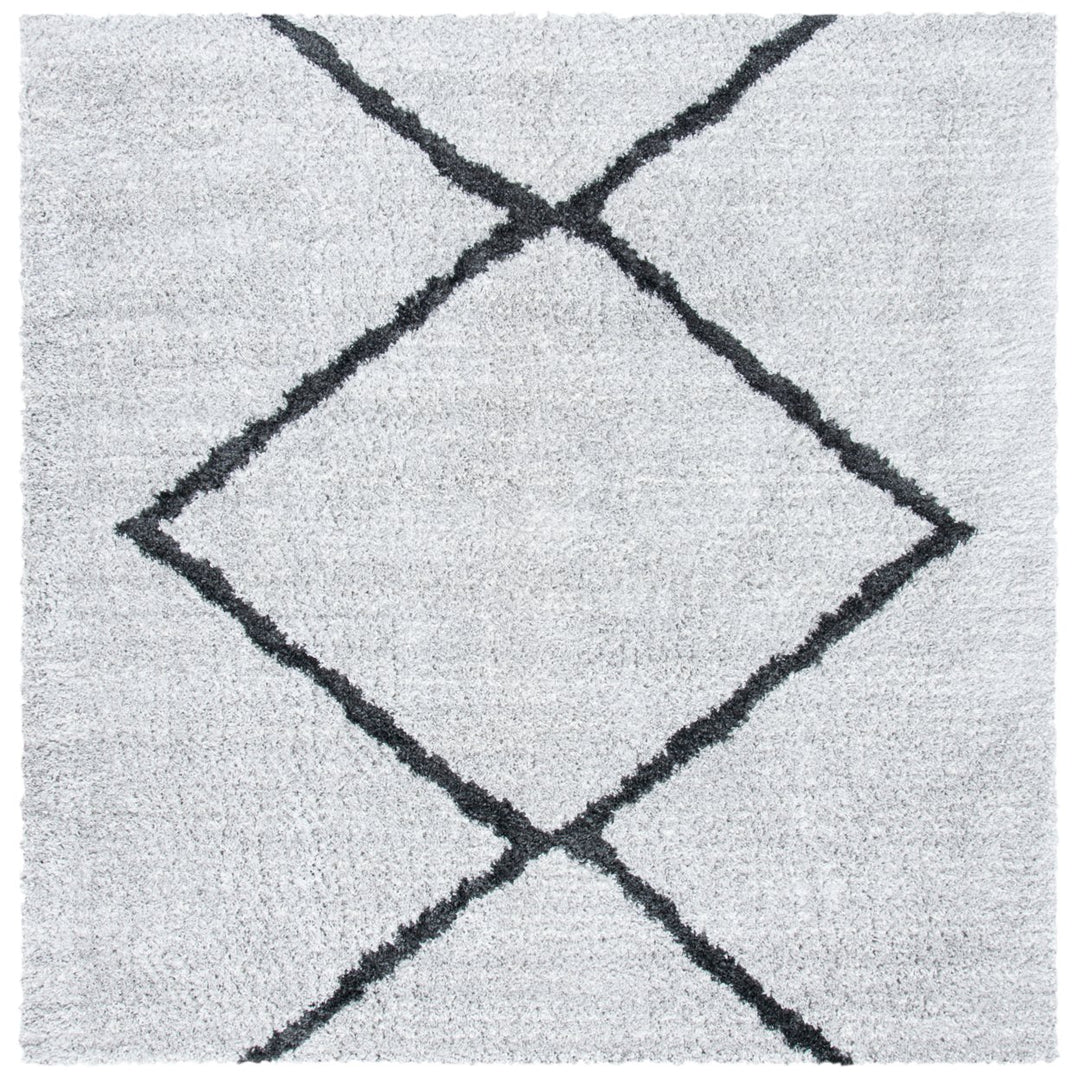 SAFAVIEH August Shag AUG532H Beige / Charcoal Rug Image 1