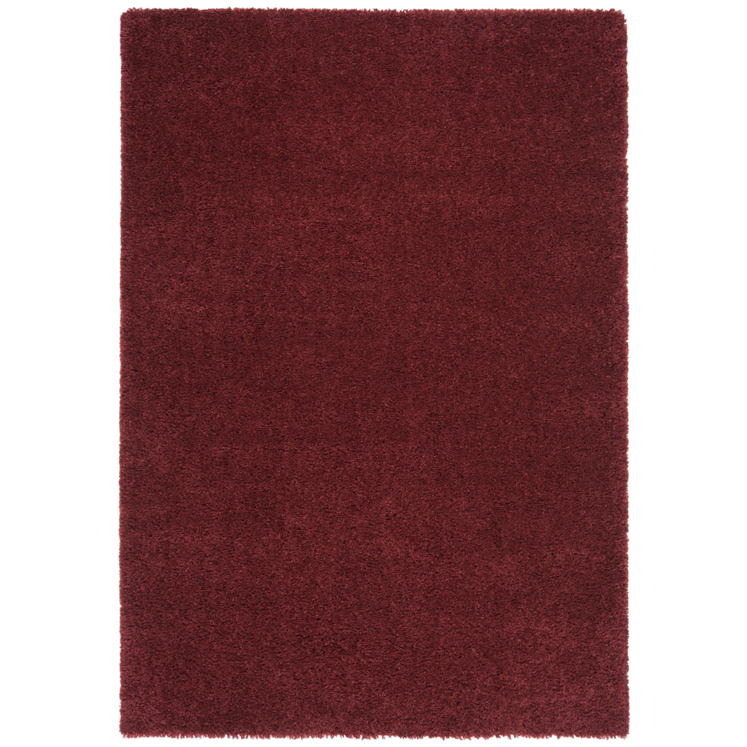 SAFAVIEH August Shag Collection AUG900S Burgundy Rug Image 1