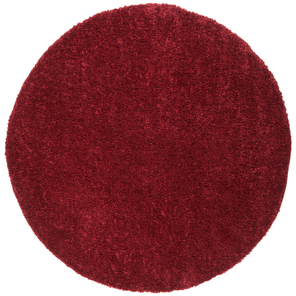 SAFAVIEH August Shag Collection AUG900S Burgundy Rug Image 2