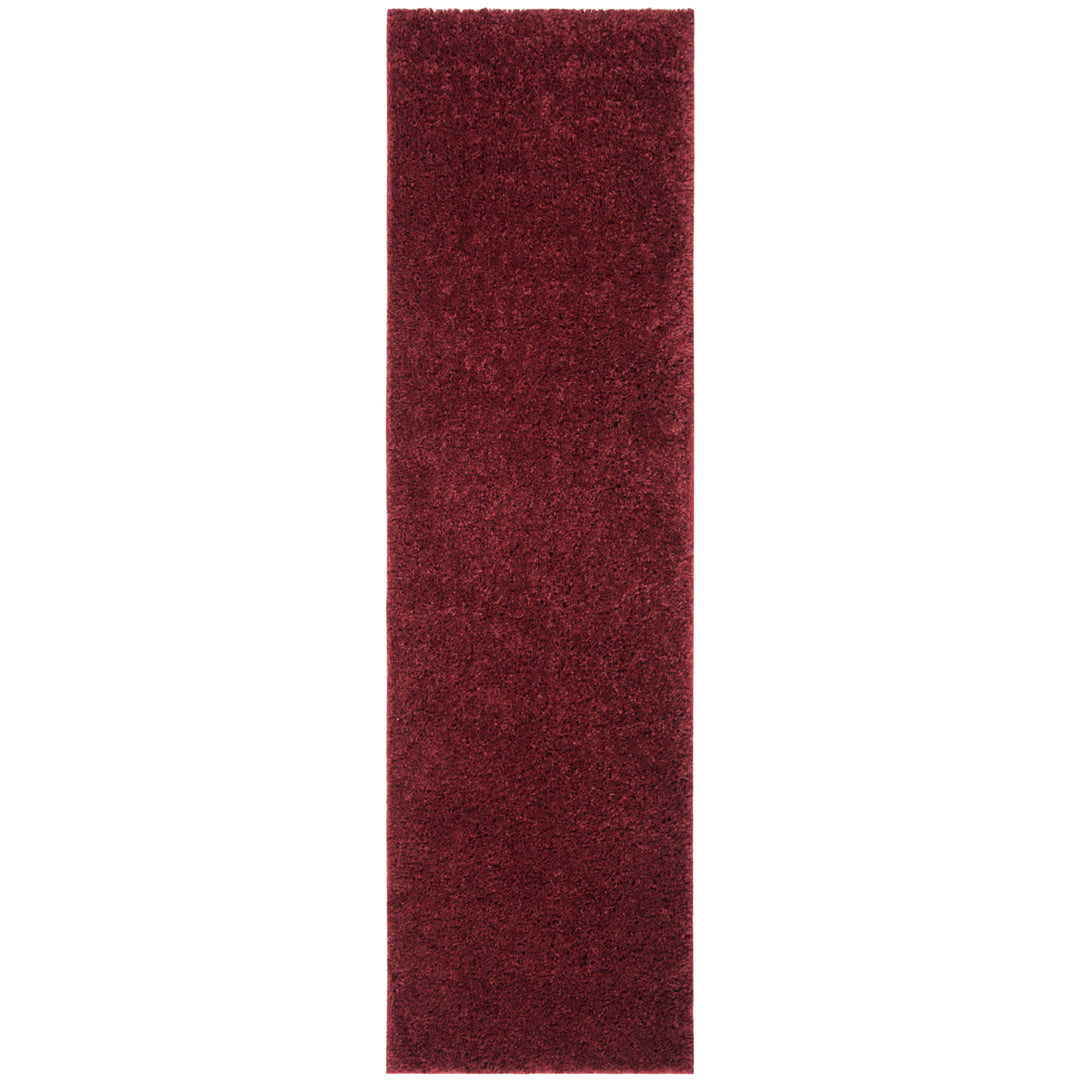 SAFAVIEH August Shag Collection AUG900S Burgundy Rug Image 4