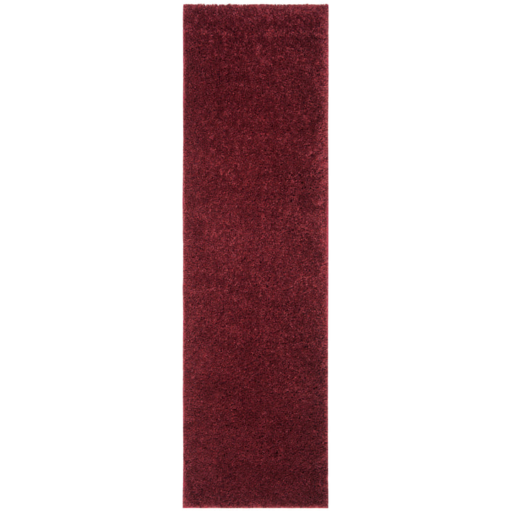 SAFAVIEH August Shag Collection AUG900S Burgundy Rug Image 5