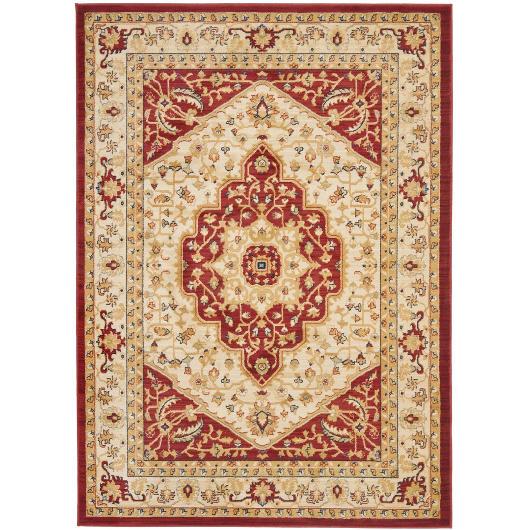 SAFAVIEH Austin Collection AUS1580-1140 Creme / Red Rug Image 2