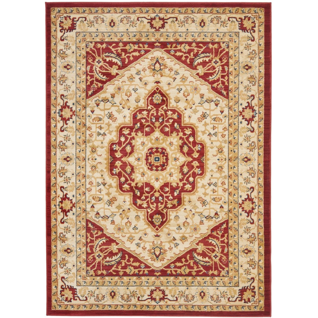 SAFAVIEH Austin Collection AUS1580-1140 Creme / Red Rug Image 1