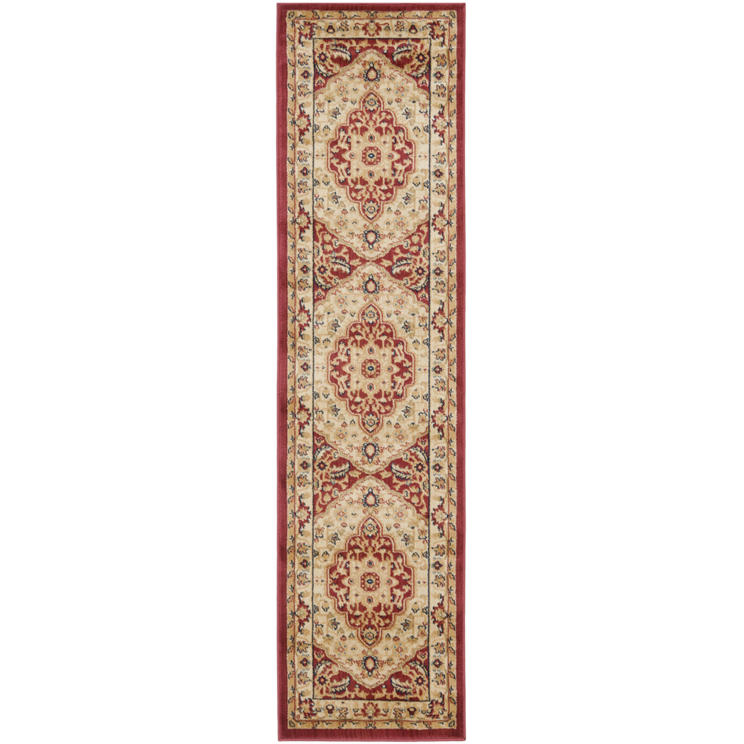 SAFAVIEH Austin Collection AUS1580-1140 Creme / Red Rug Image 4