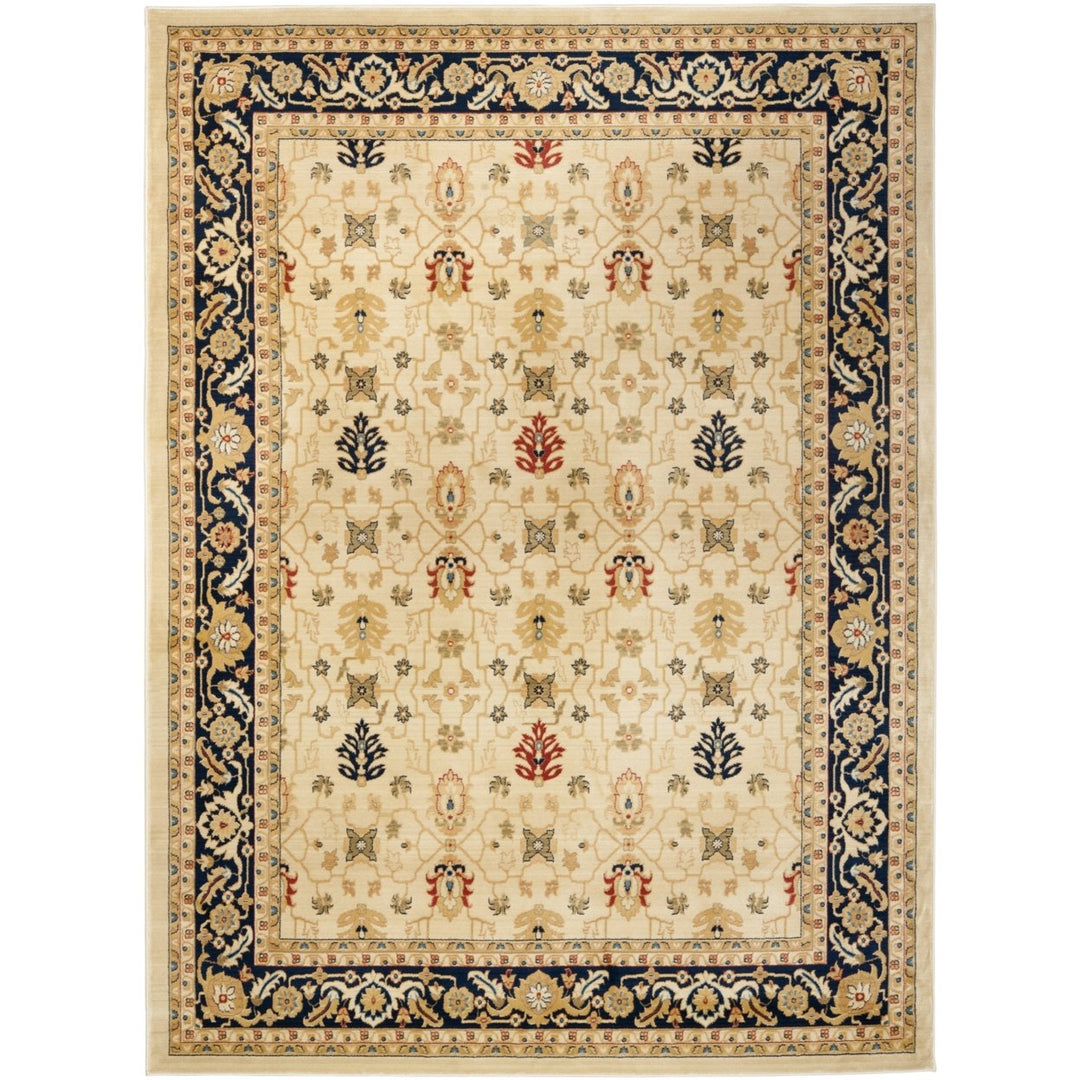 SAFAVIEH Austin Collection AUS1620-1170 Cream/Navy Rug Image 1