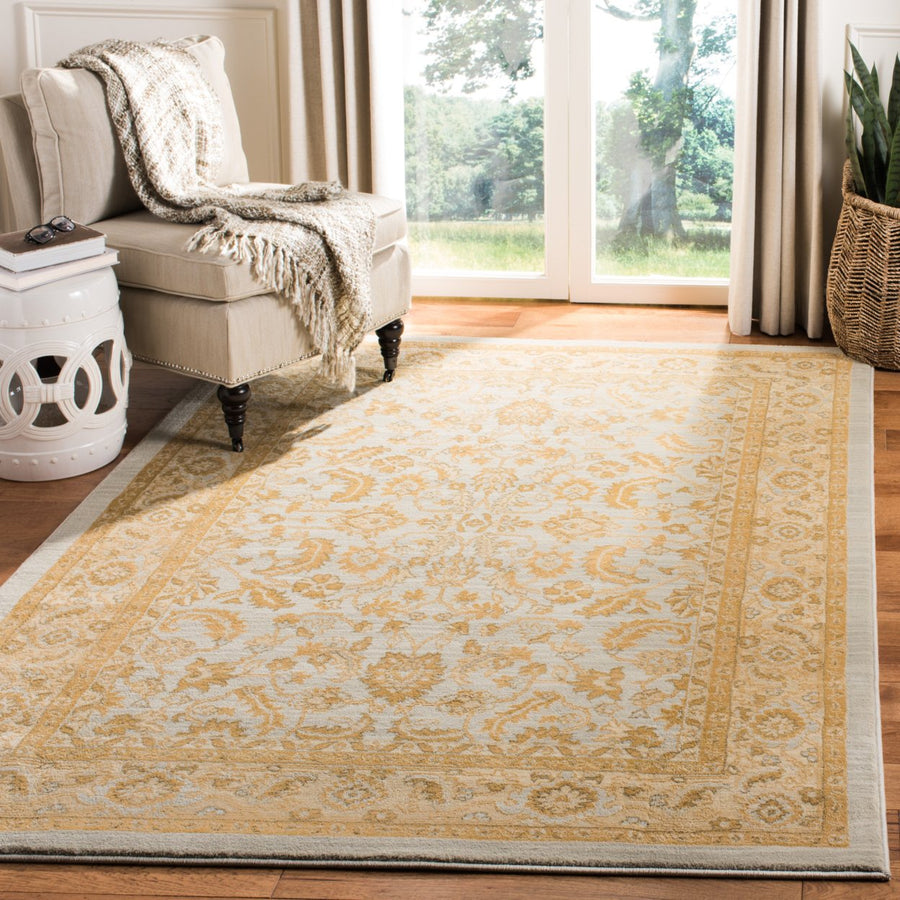 SAFAVIEH Austin AUSL1600-7920 Light Blue / Gold Rug Image 1